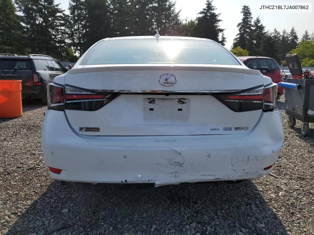2018 Lexus Gs 350 Base VIN: JTHCZ1BL7JA007862 Lot: 62030325