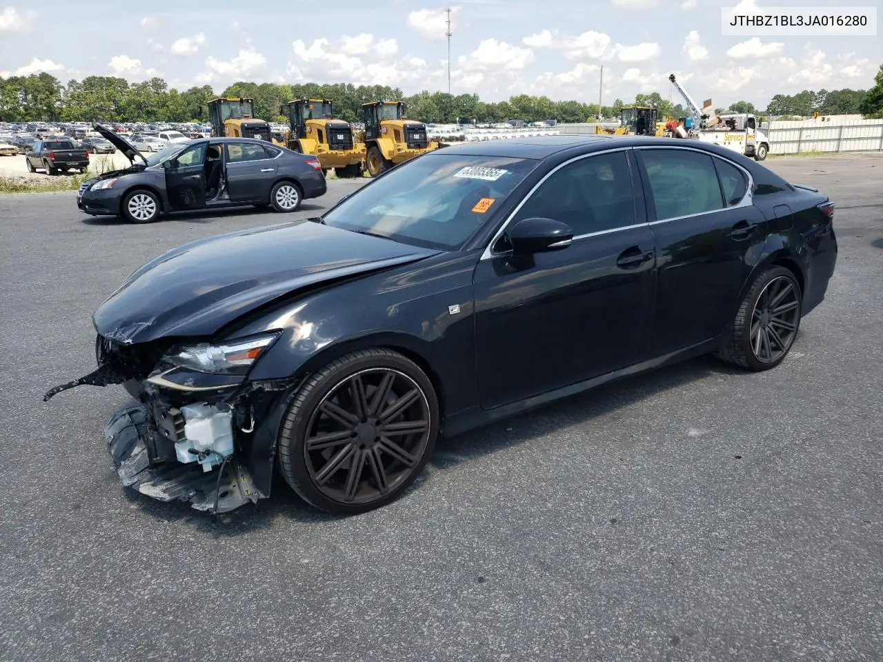 2018 Lexus Gs 350 Base VIN: JTHBZ1BL3JA016280 Lot: 63005365