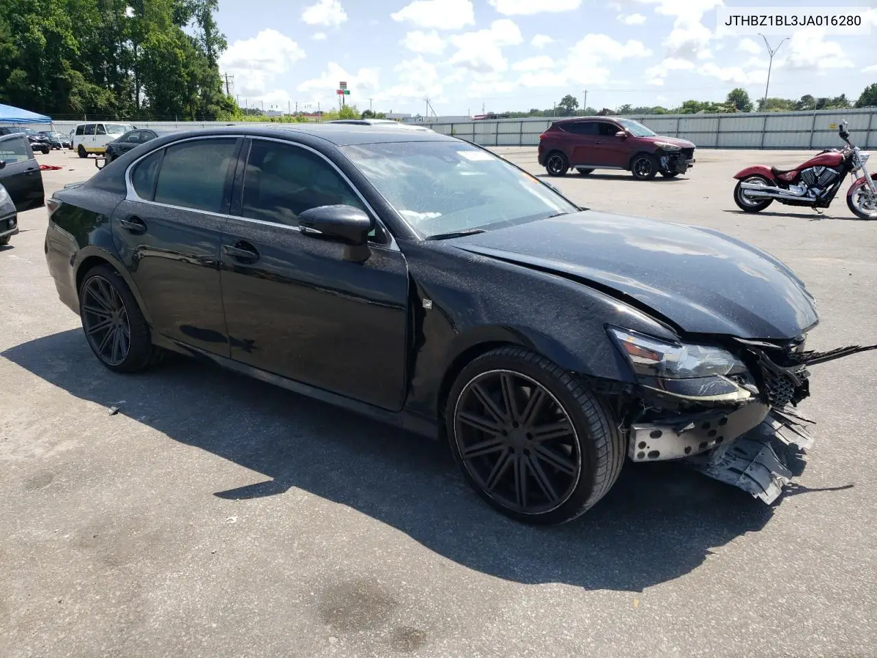 2018 Lexus Gs 350 Base VIN: JTHBZ1BL3JA016280 Lot: 63005365