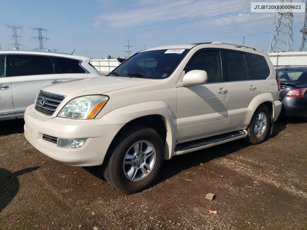 2003 Lexus Gx 470 VIN: JTJBT20X830009622 Lot: 61386585