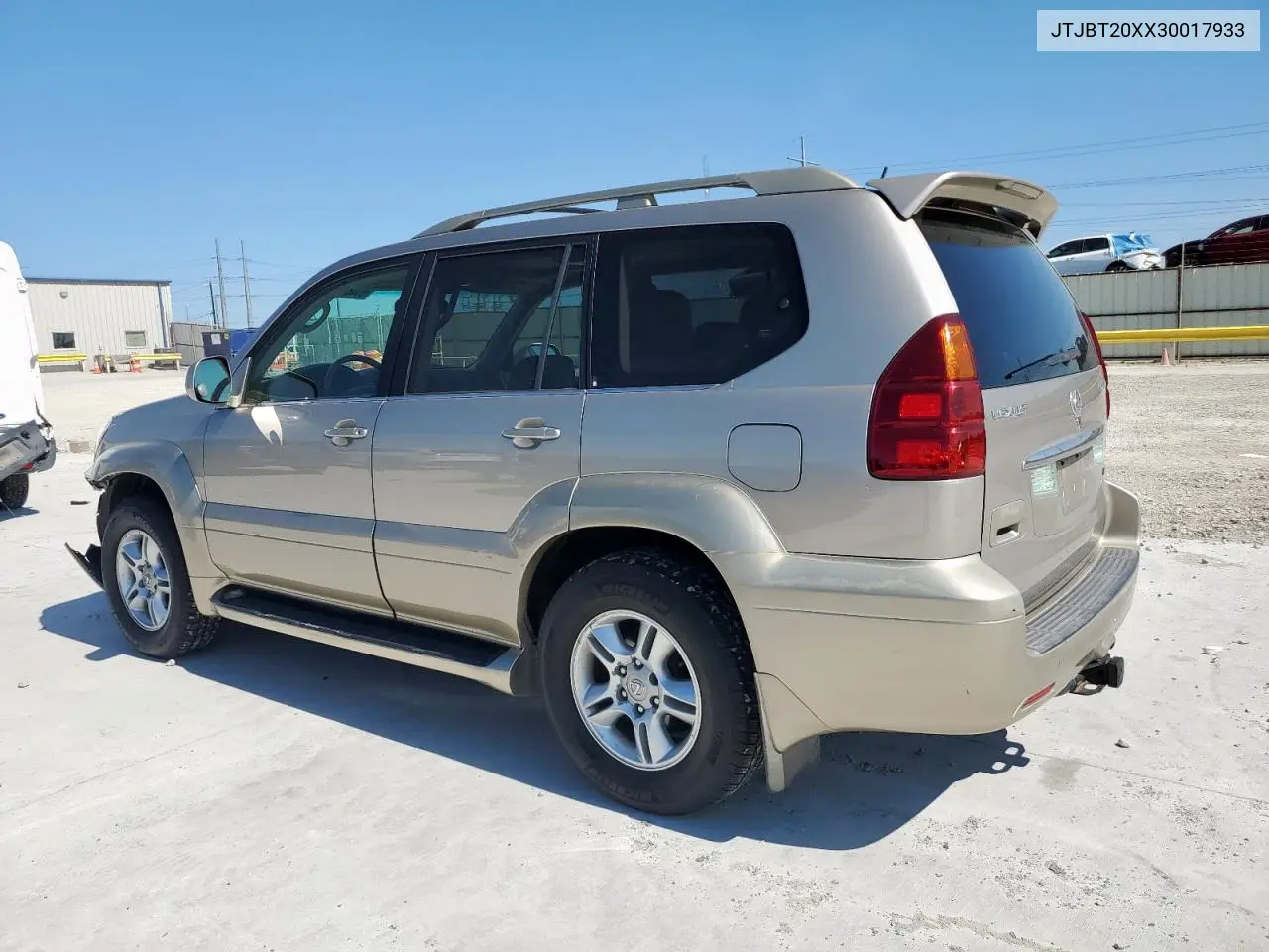 2003 Lexus Gx 470 VIN: JTJBT20XX30017933 Lot: 61458365