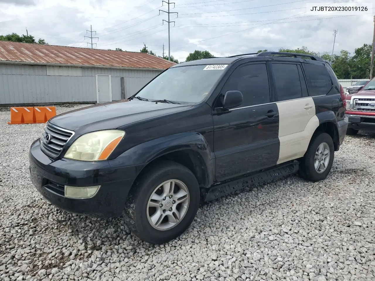 2003 Lexus Gx 470 VIN: JTJBT20X230019126 Lot: 61742305