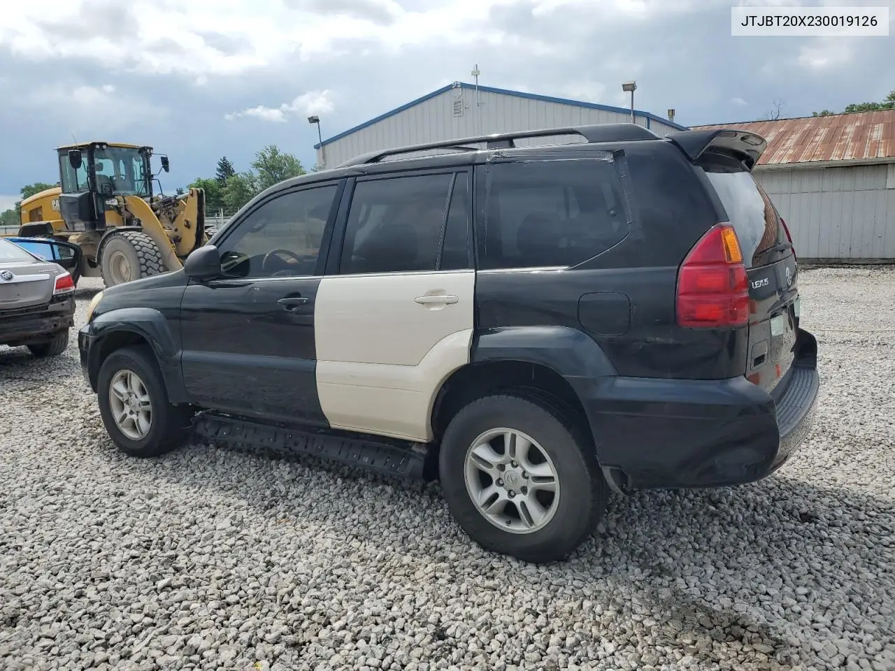 2003 Lexus Gx 470 VIN: JTJBT20X230019126 Lot: 61742305