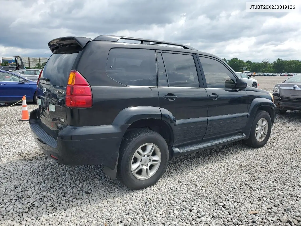 2003 Lexus Gx 470 VIN: JTJBT20X230019126 Lot: 61742305