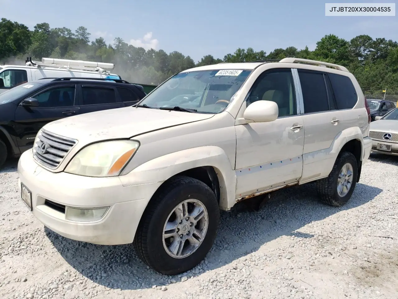 2003 Lexus Gx 470 VIN: JTJBT20XX30004535 Lot: 62351605