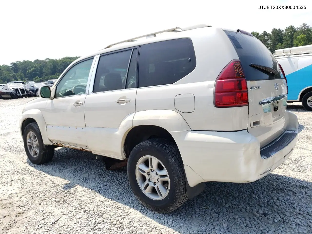 2003 Lexus Gx 470 VIN: JTJBT20XX30004535 Lot: 62351605