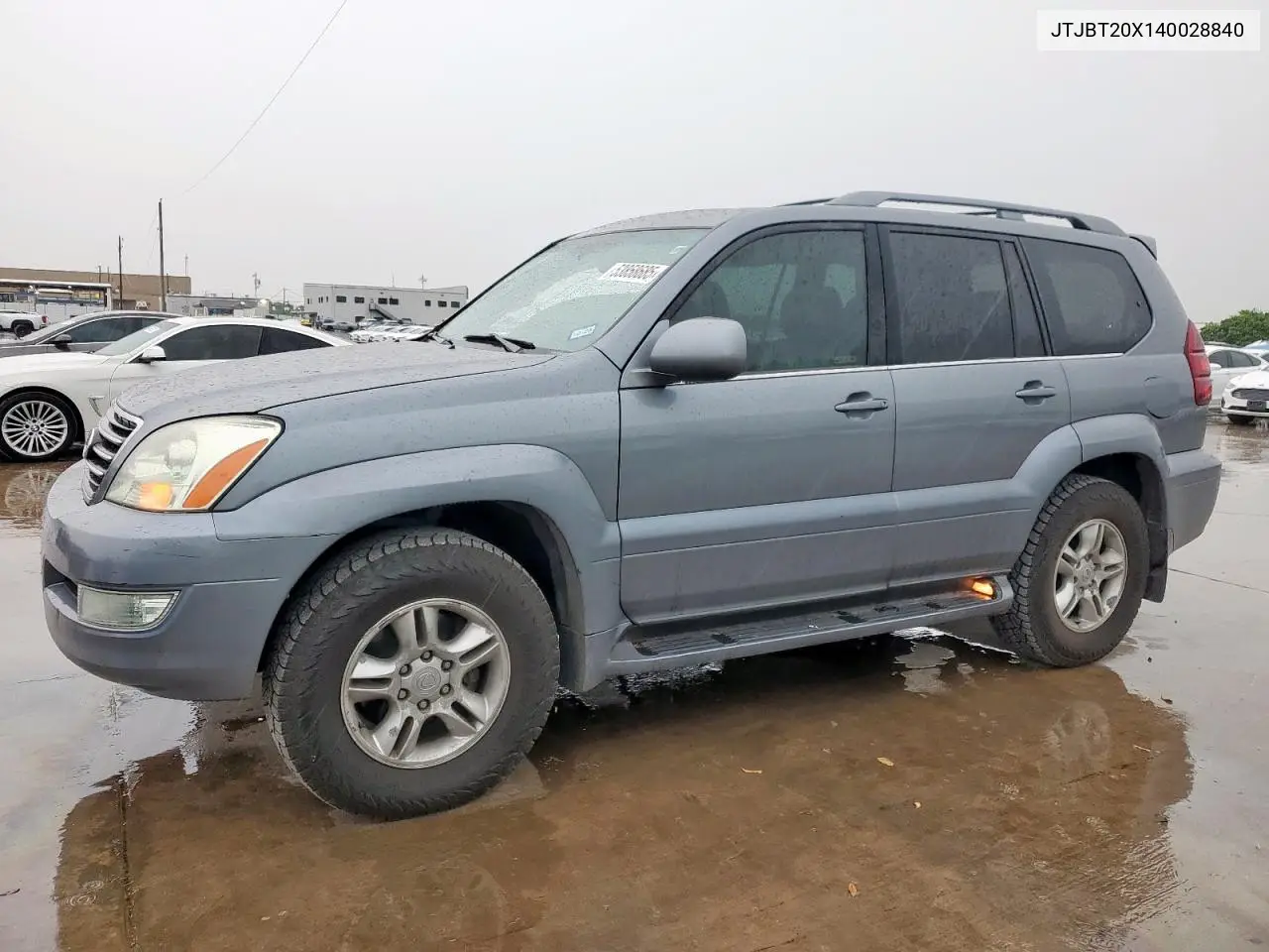 2004 Lexus Gx 470 VIN: JTJBT20X140028840 Lot: 53858685