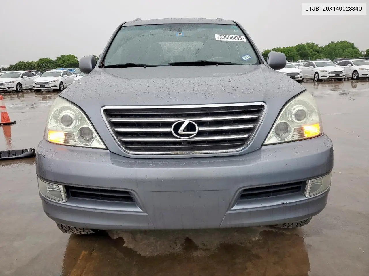 2004 Lexus Gx 470 VIN: JTJBT20X140028840 Lot: 53858685