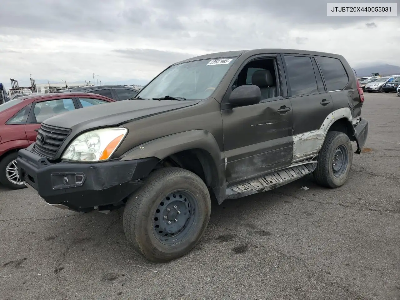 2004 Lexus Gx 470 VIN: JTJBT20X440055031 Lot: 55537995