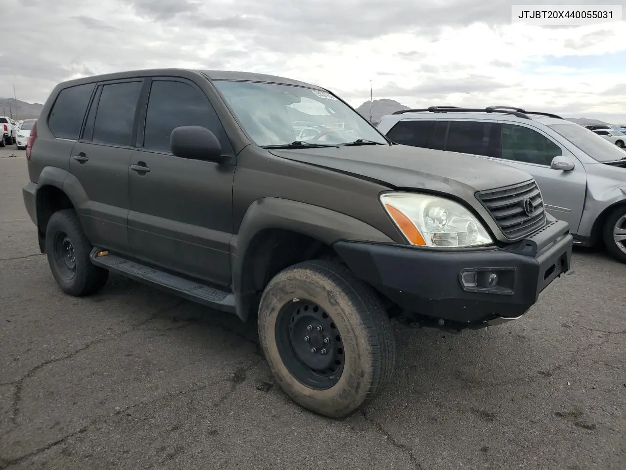 2004 Lexus Gx 470 VIN: JTJBT20X440055031 Lot: 55537995