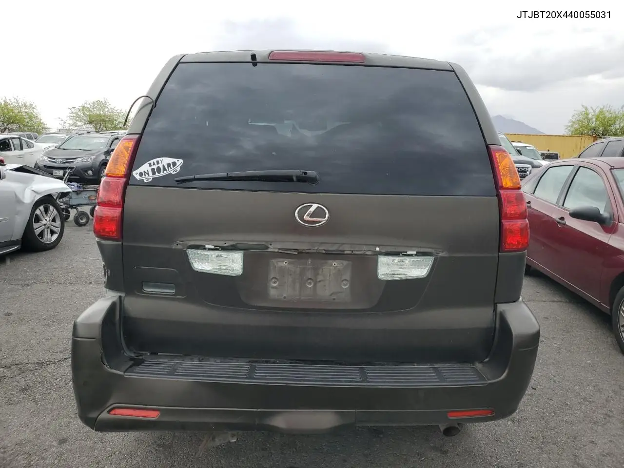 2004 Lexus Gx 470 VIN: JTJBT20X440055031 Lot: 55537995