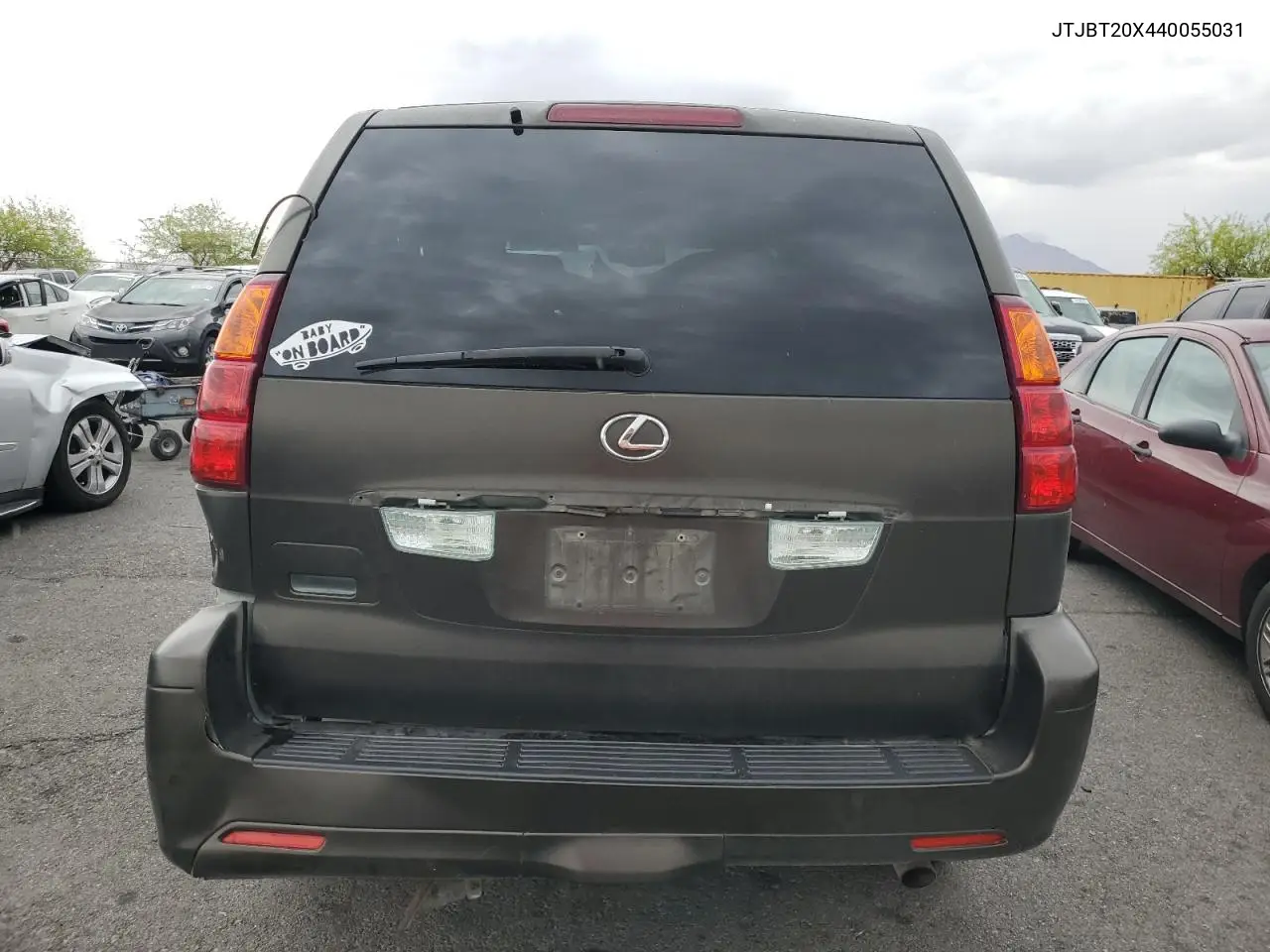 2004 Lexus Gx 470 VIN: JTJBT20X440055031 Lot: 55537995