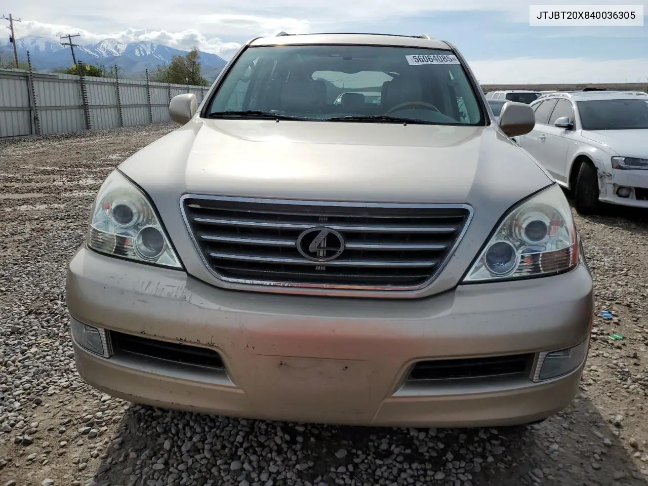 2004 Lexus Gx 470 VIN: JTJBT20X840036305 Lot: 56064085