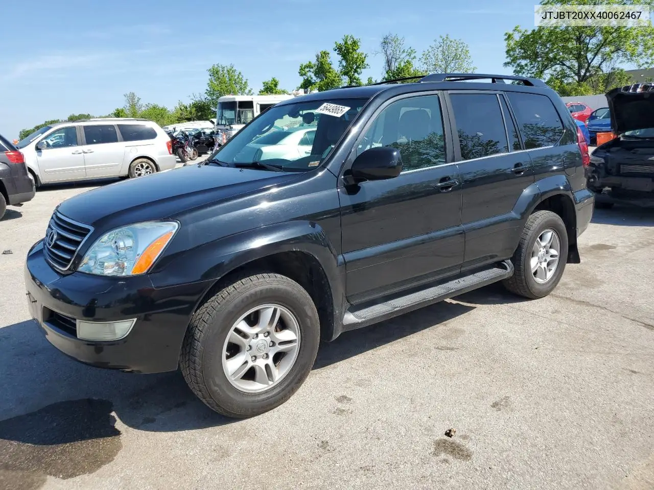 2004 Lexus Gx 470 VIN: JTJBT20XX40062467 Lot: 56449865