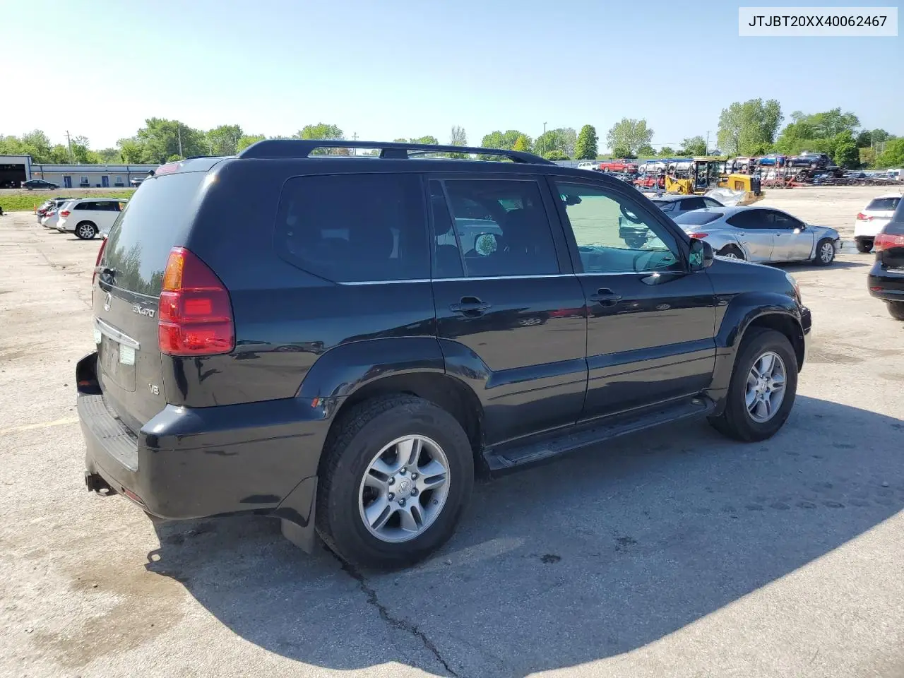 2004 Lexus Gx 470 VIN: JTJBT20XX40062467 Lot: 56449865