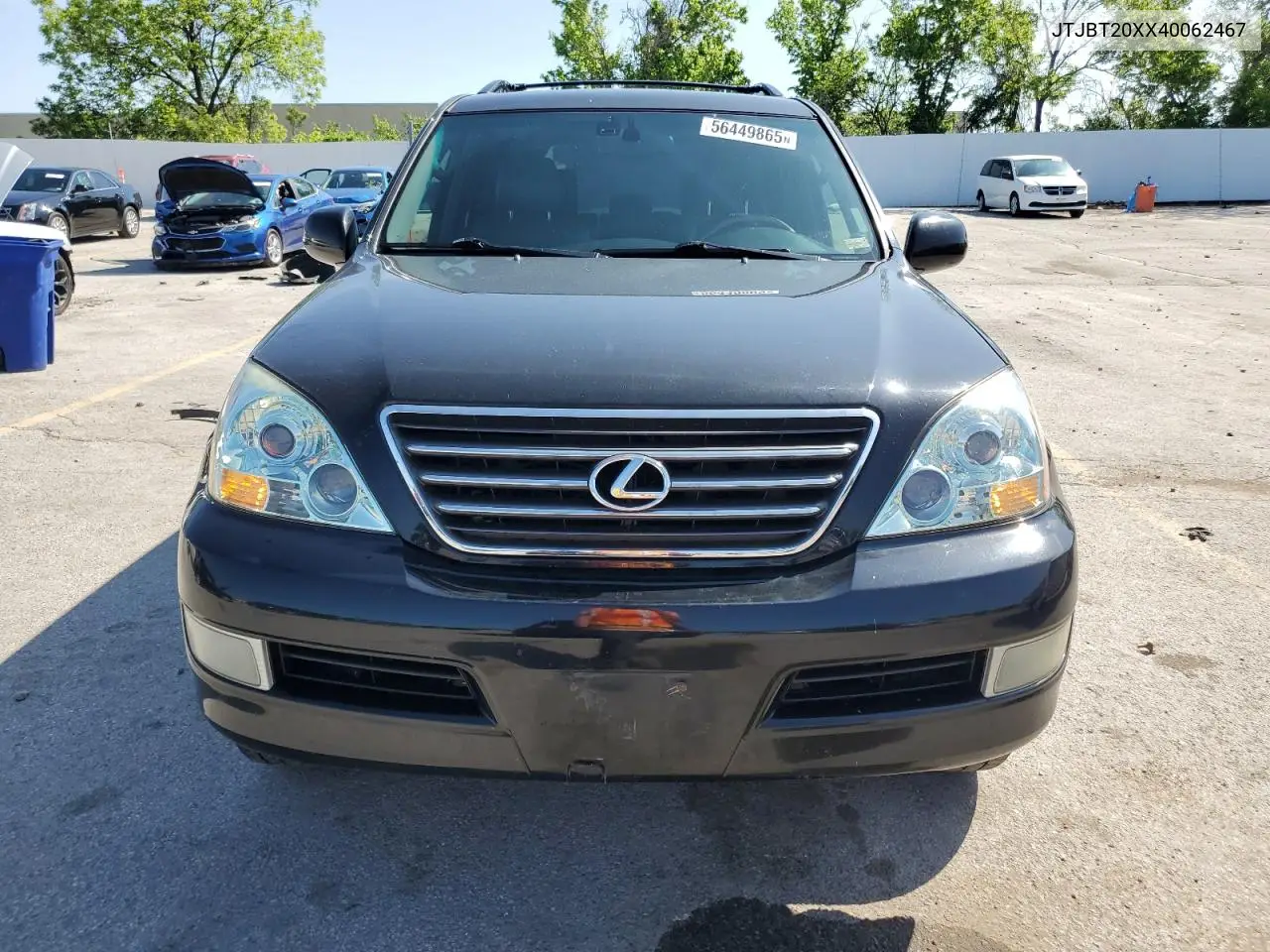 2004 Lexus Gx 470 VIN: JTJBT20XX40062467 Lot: 56449865