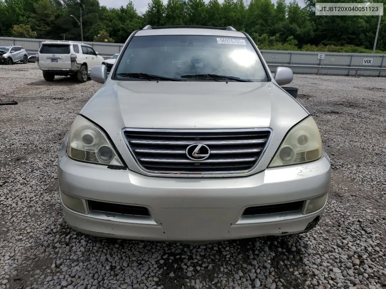 2004 Lexus Gx 470 VIN: JTJBT20X040051123 Lot: 56926705