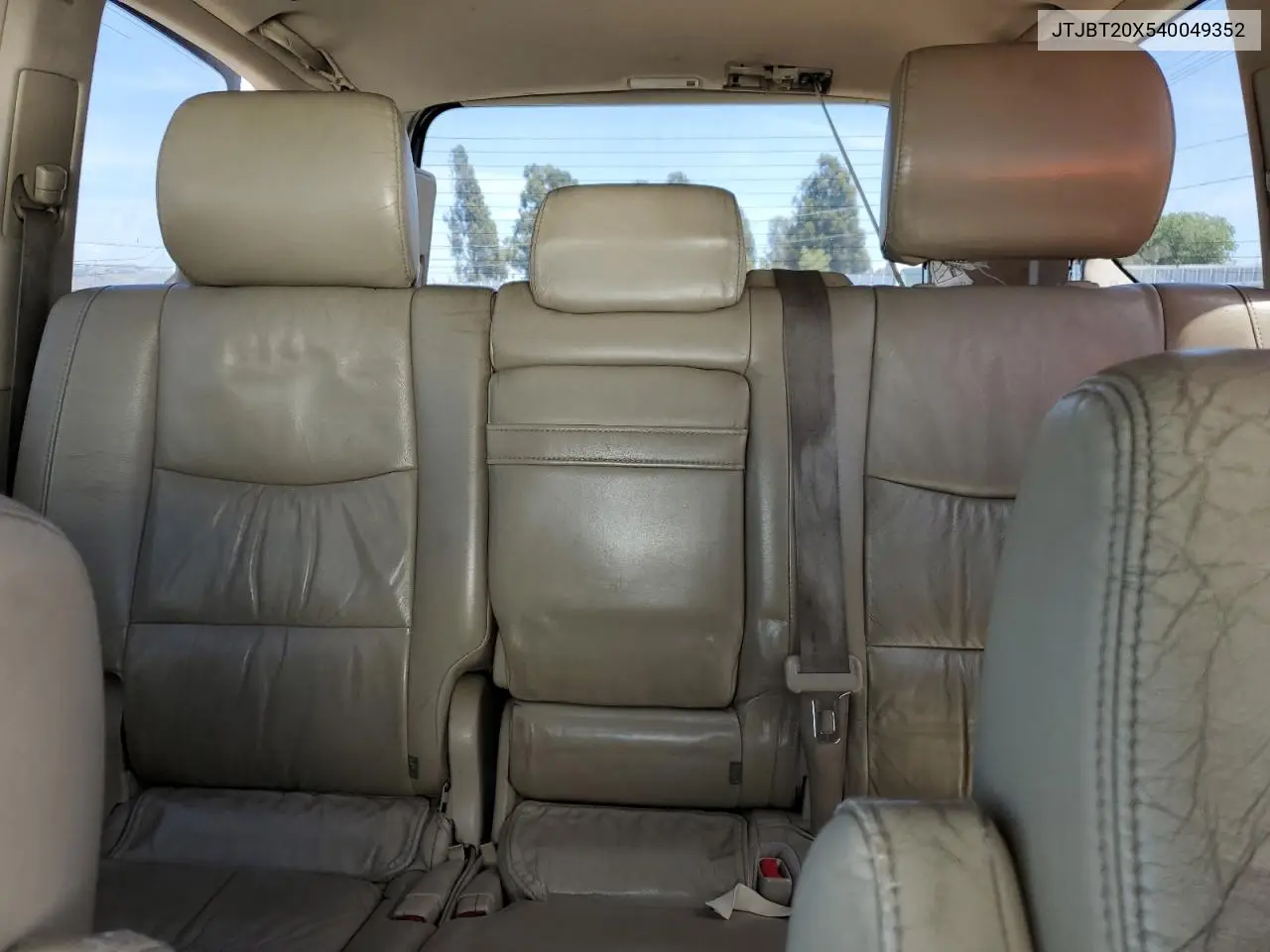 2004 Lexus Gx 470 VIN: JTJBT20X540049352 Lot: 57154725