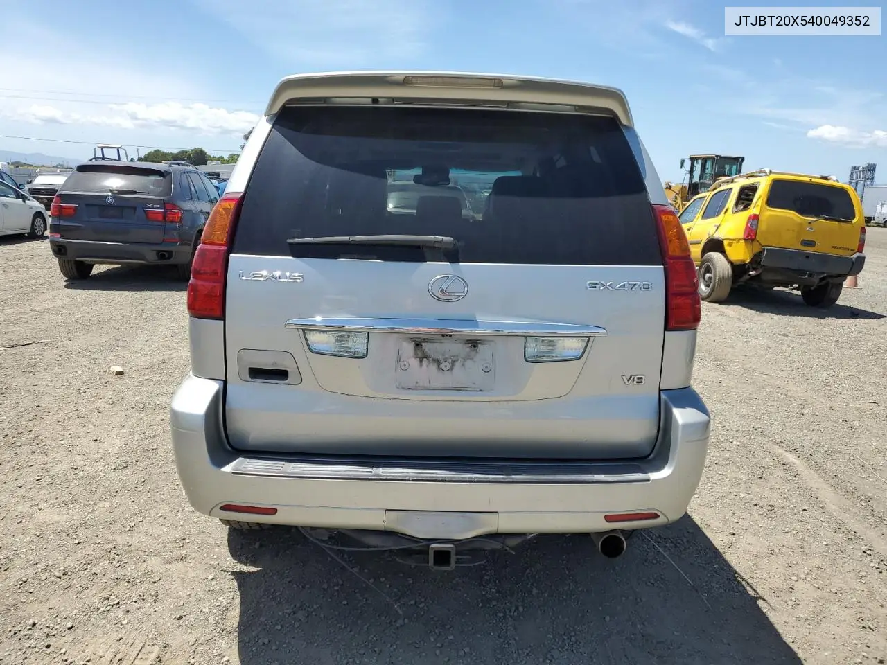 2004 Lexus Gx 470 VIN: JTJBT20X540049352 Lot: 57154725