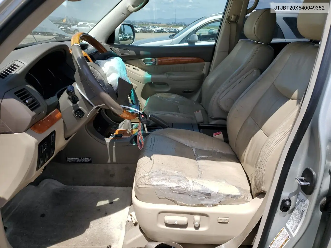 2004 Lexus Gx 470 VIN: JTJBT20X540049352 Lot: 57154725