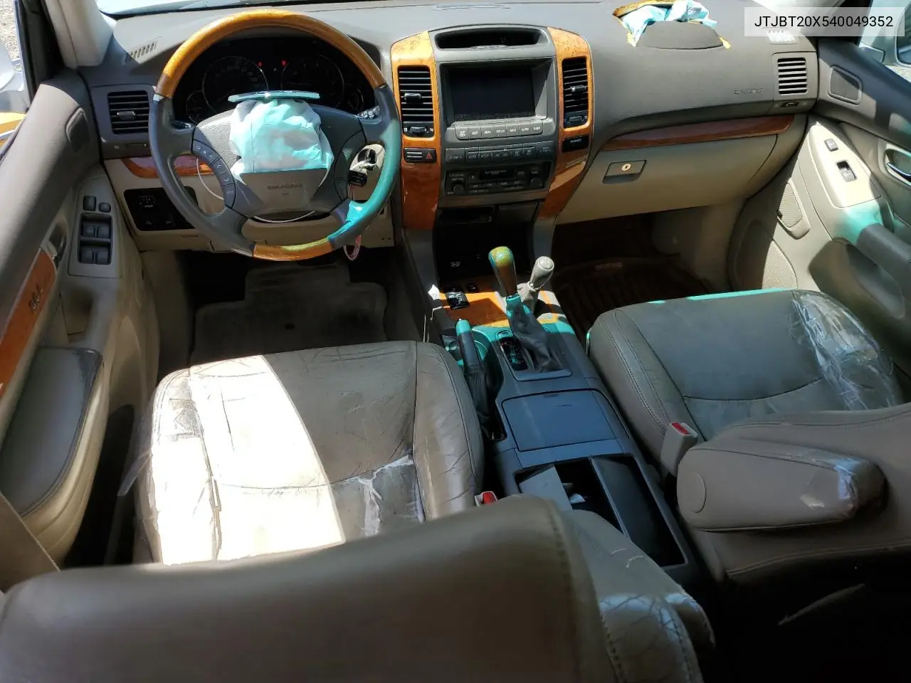 2004 Lexus Gx 470 VIN: JTJBT20X540049352 Lot: 57154725