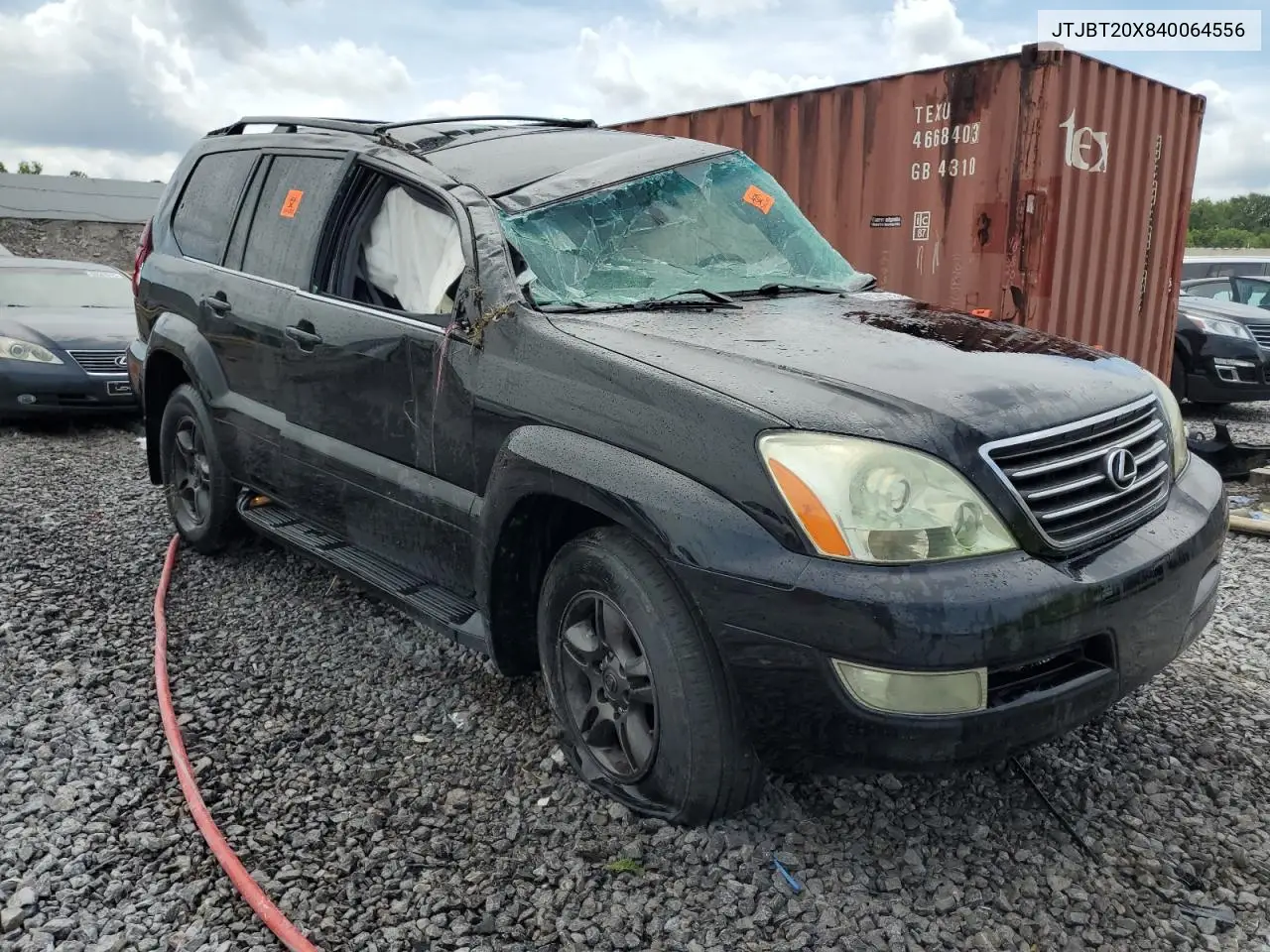 2004 Lexus Gx 470 VIN: JTJBT20X840064556 Lot: 60730785