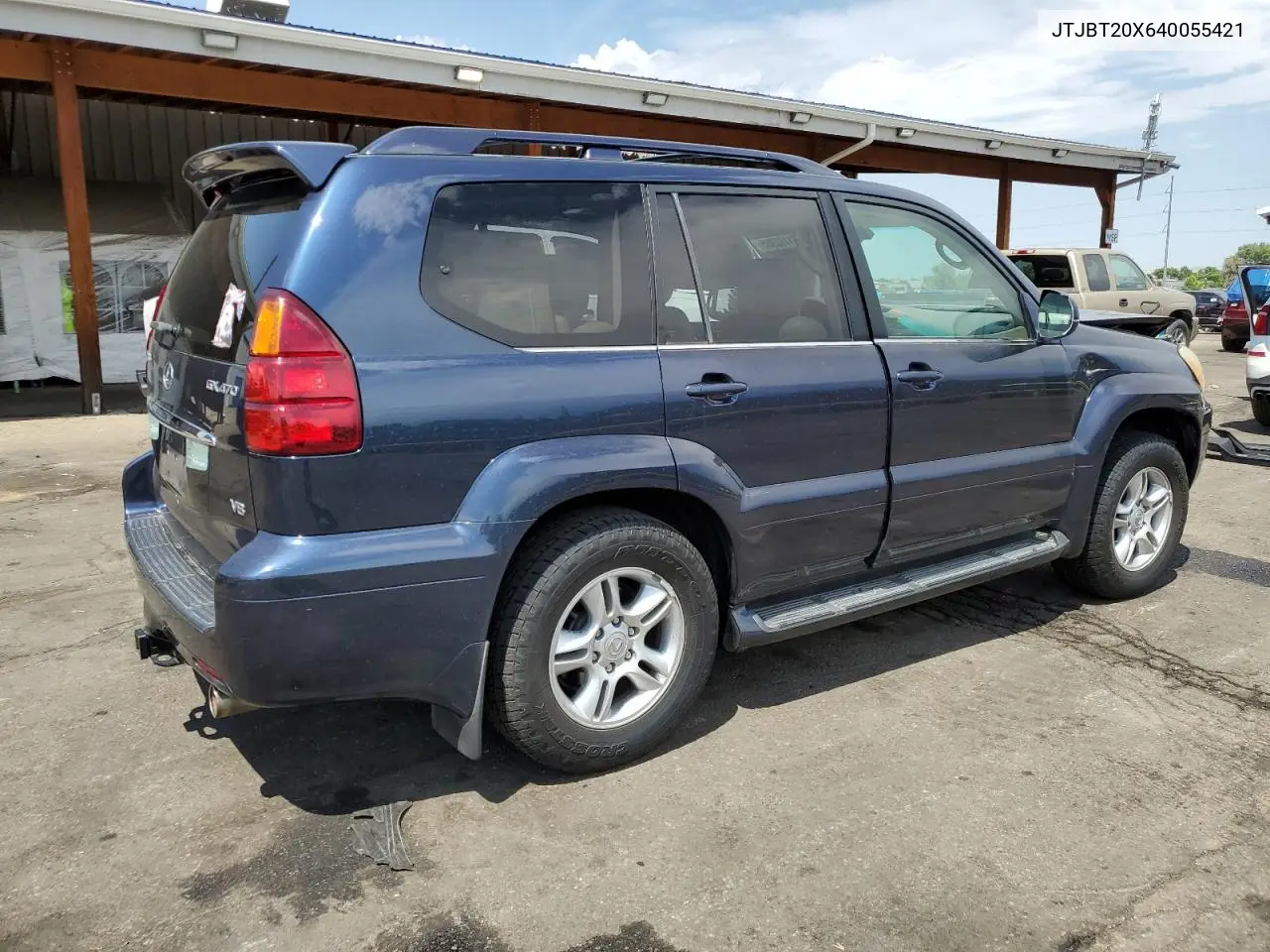 2004 Lexus Gx 470 VIN: JTJBT20X640055421 Lot: 61100985