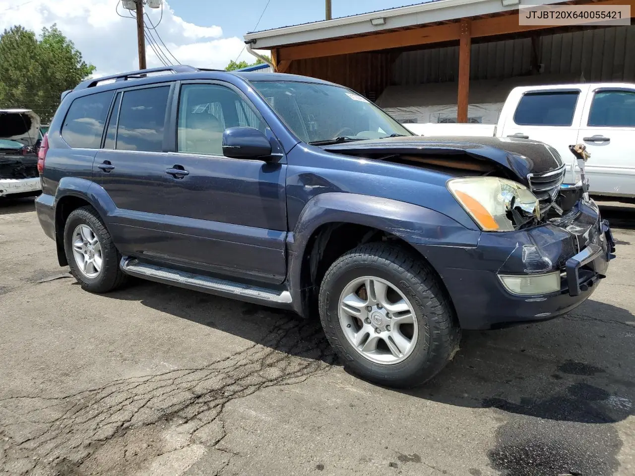 2004 Lexus Gx 470 VIN: JTJBT20X640055421 Lot: 61100985