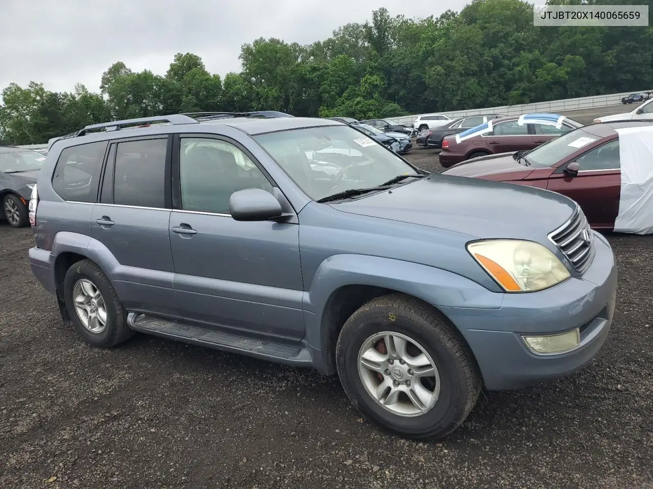 2004 Lexus Gx 470 VIN: JTJBT20X140065659 Lot: 61402895
