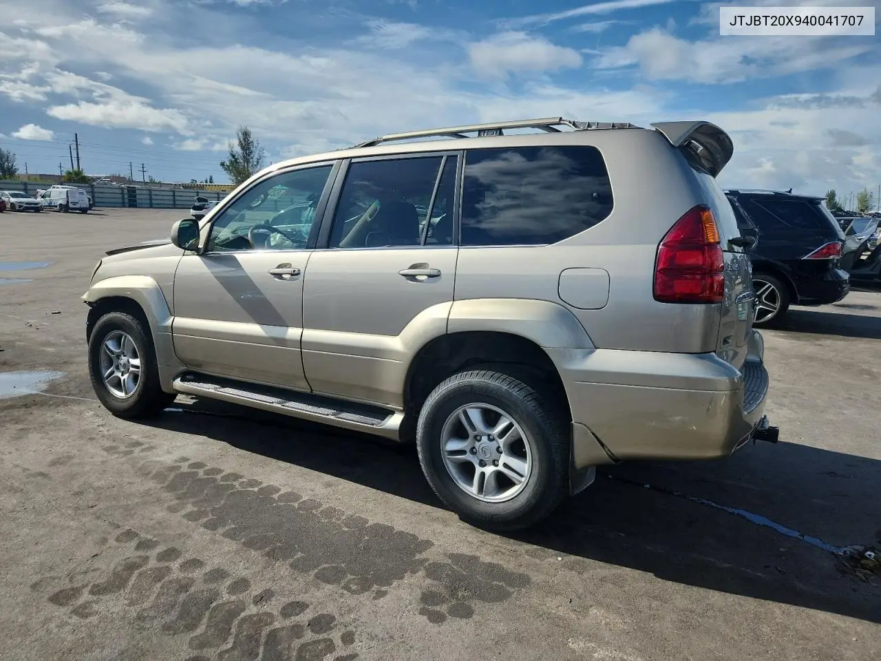 2004 Lexus Gx 470 VIN: JTJBT20X940041707 Lot: 62576355