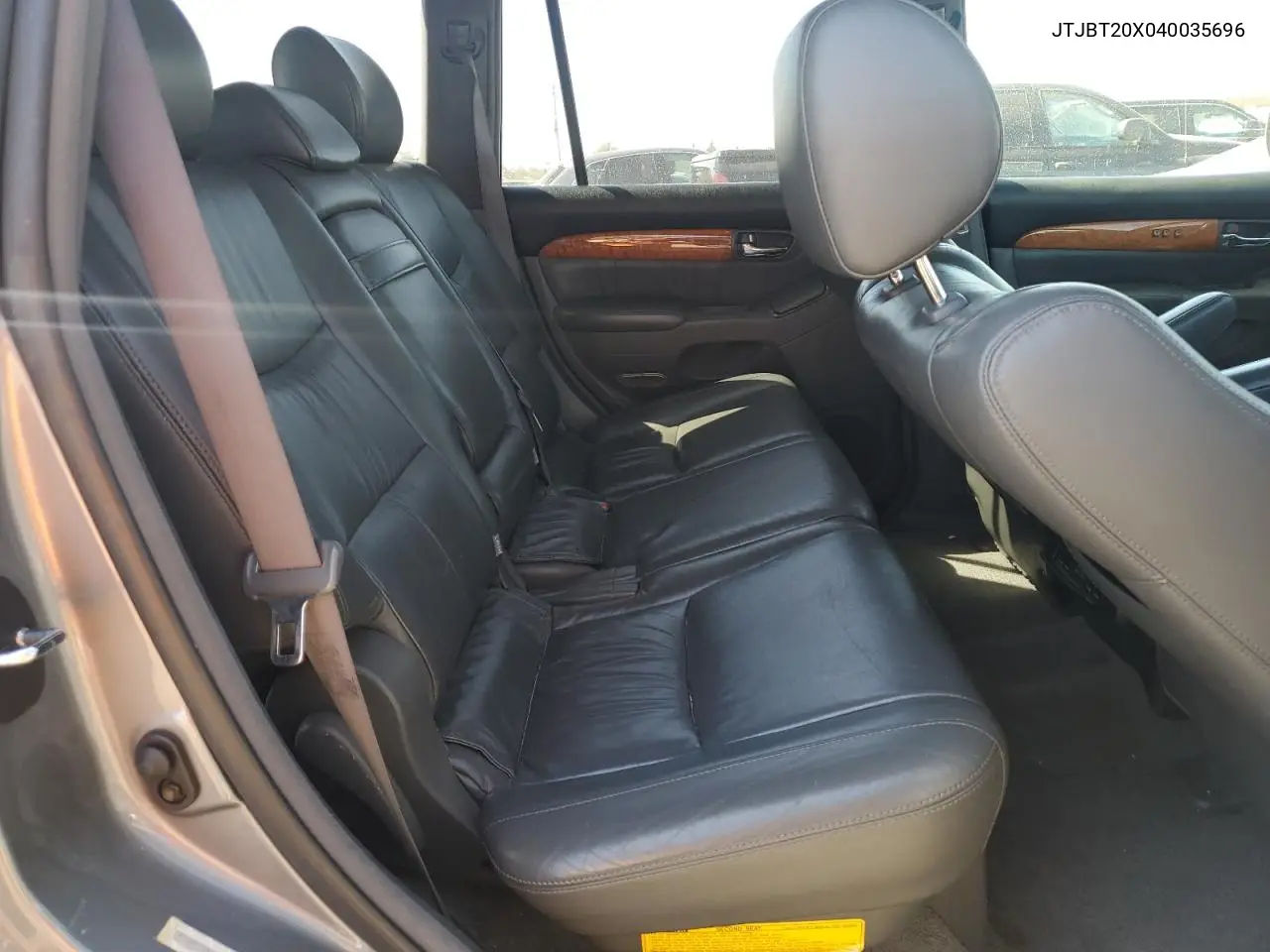 2004 Lexus Gx 470 VIN: JTJBT20X040035696 Lot: 63150355