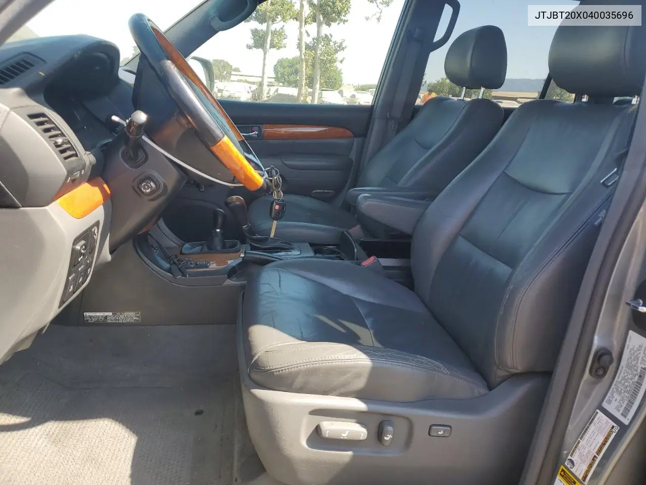 2004 Lexus Gx 470 VIN: JTJBT20X040035696 Lot: 63150355