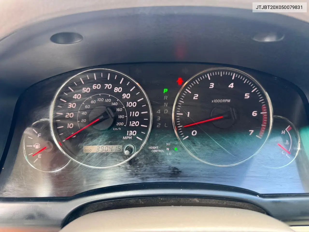 2005 Lexus Gx 470 VIN: JTJBT20X050079831 Lot: 56405105