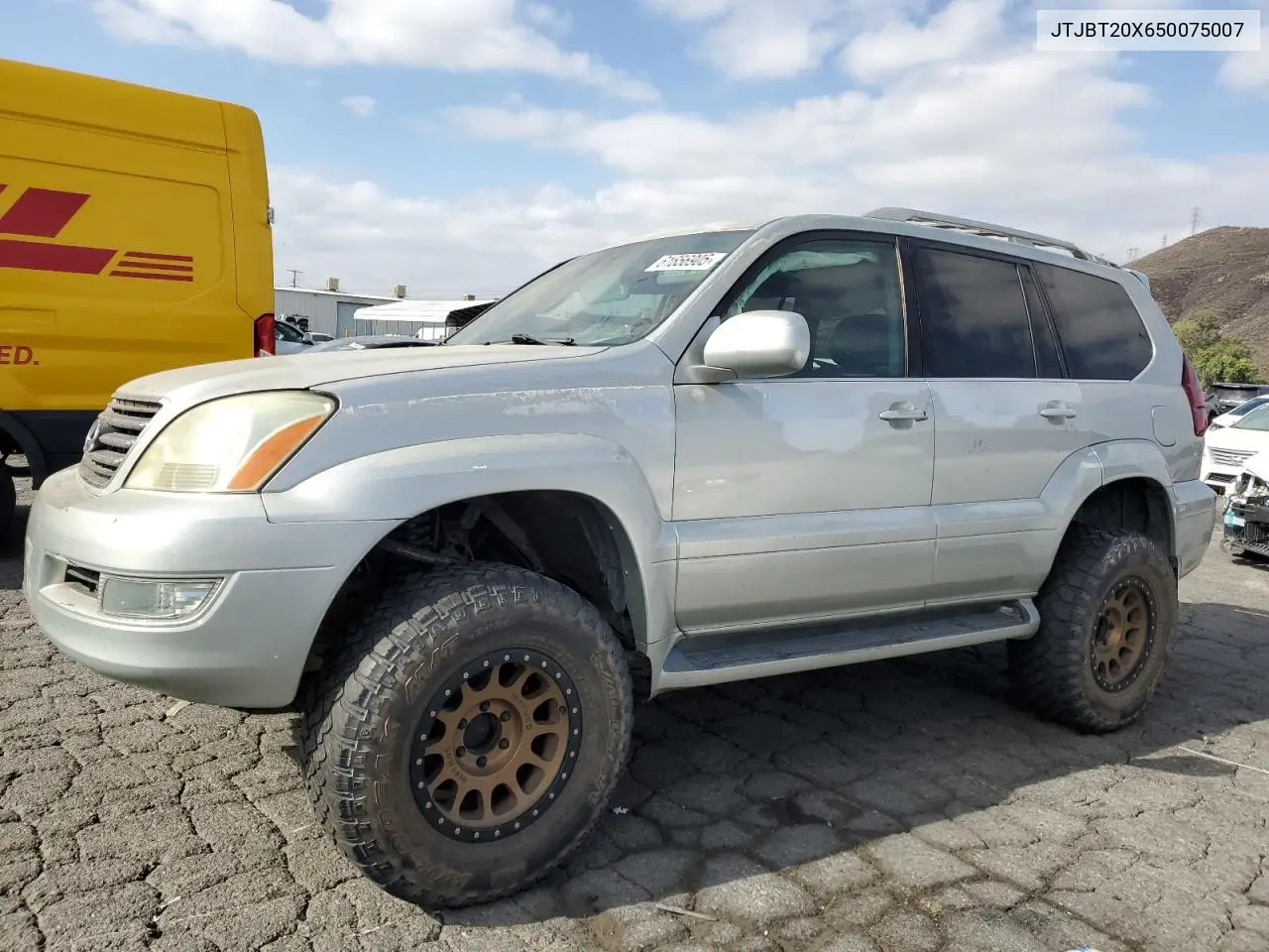 2005 Lexus Gx 470 VIN: JTJBT20X650075007 Lot: 61656905