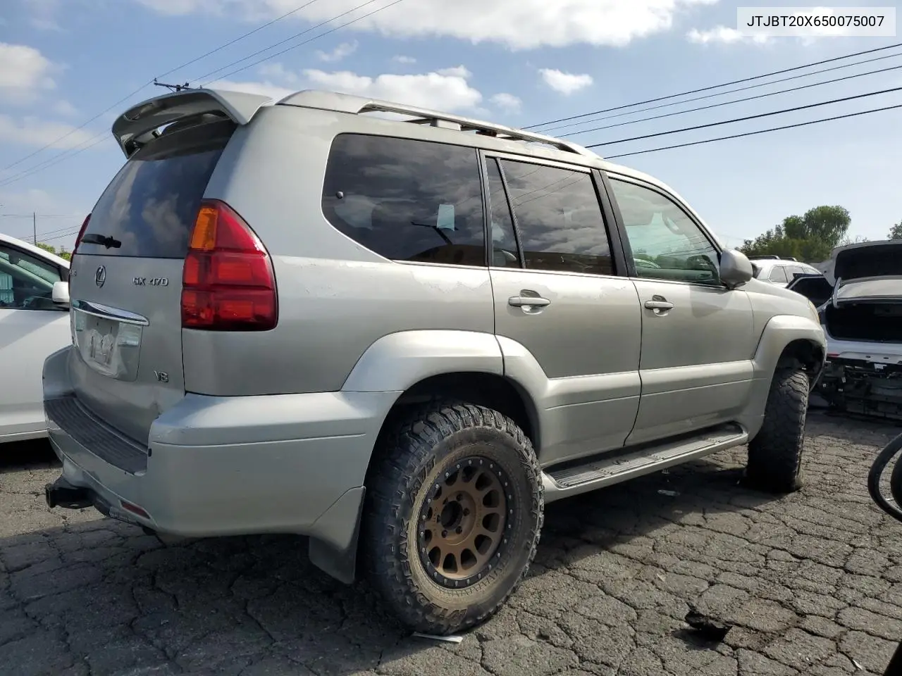 2005 Lexus Gx 470 VIN: JTJBT20X650075007 Lot: 61656905