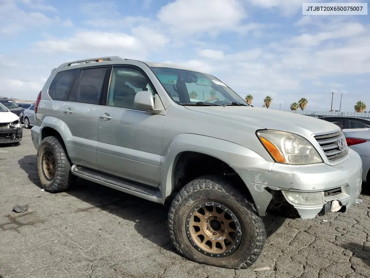 2005 Lexus Gx 470 VIN: JTJBT20X650075007 Lot: 61656905
