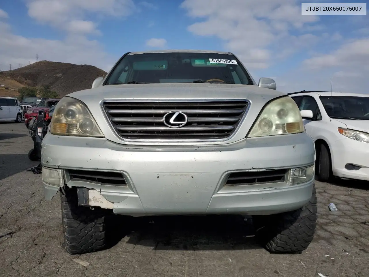 2005 Lexus Gx 470 VIN: JTJBT20X650075007 Lot: 61656905