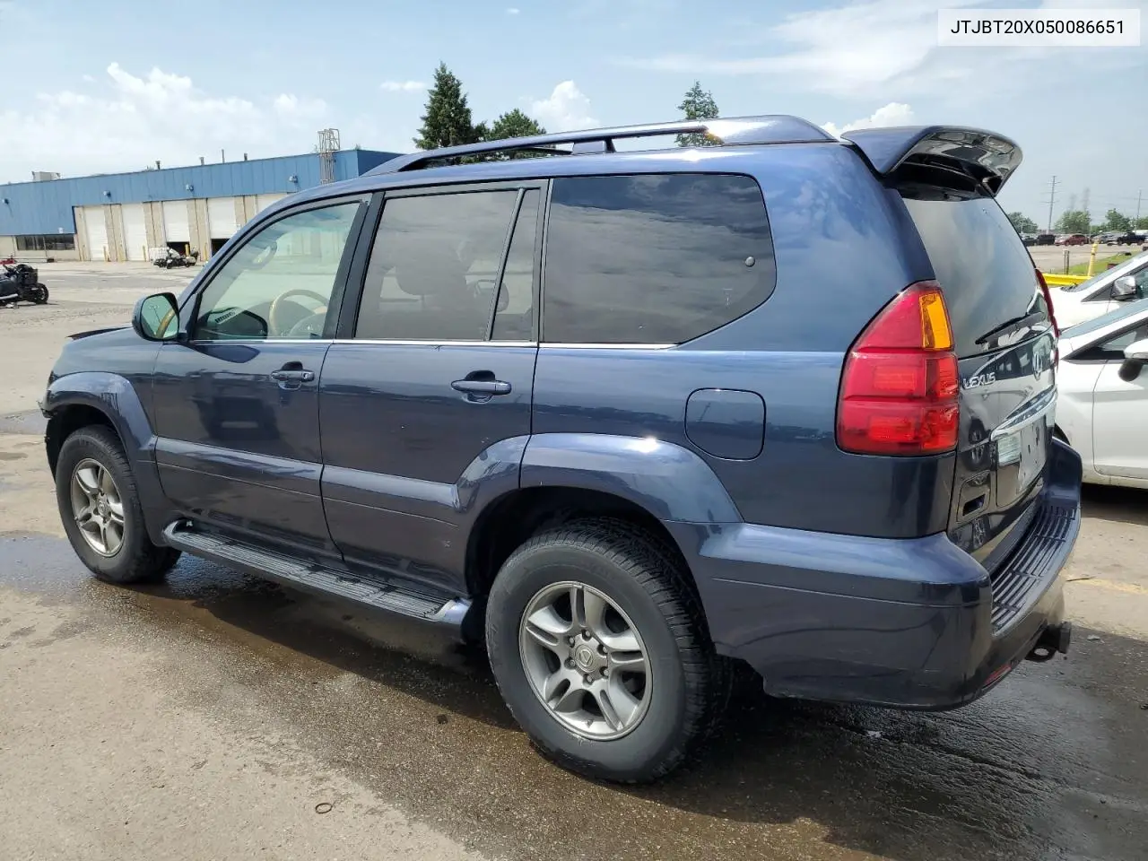 2005 Lexus Gx 470 VIN: JTJBT20X050086651 Lot: 62127915