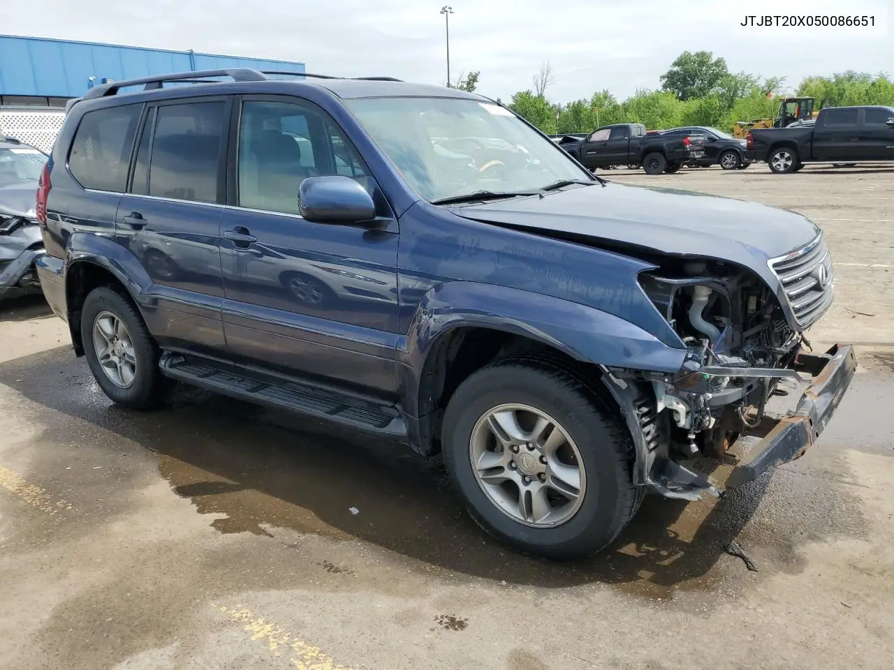 2005 Lexus Gx 470 VIN: JTJBT20X050086651 Lot: 62127915