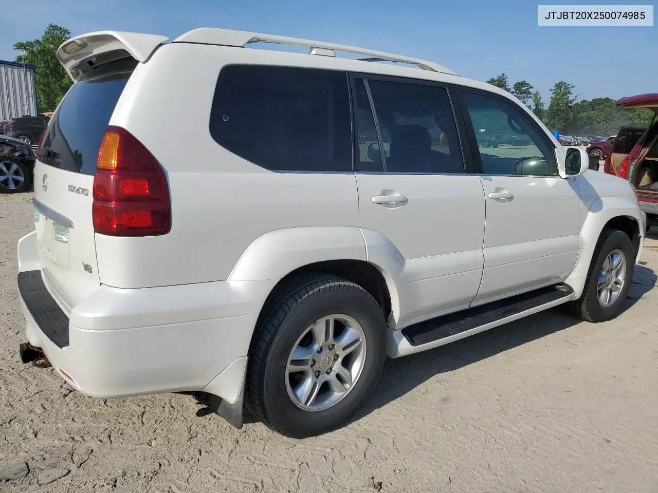2005 Lexus Gx 470 VIN: JTJBT20X250074985 Lot: 62233445