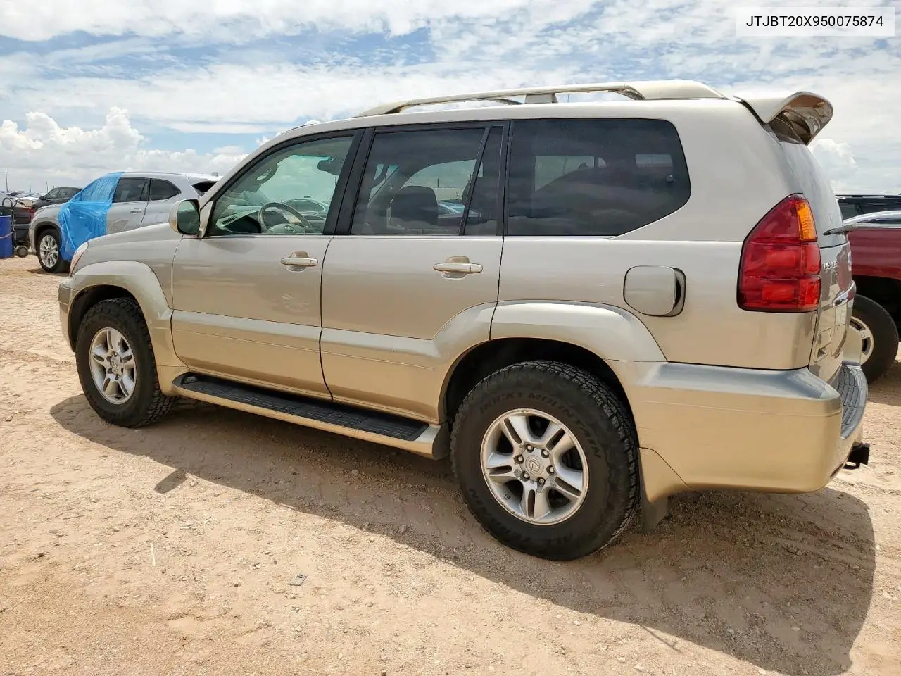 2005 Lexus Gx 470 VIN: JTJBT20X950075874 Lot: 62884405