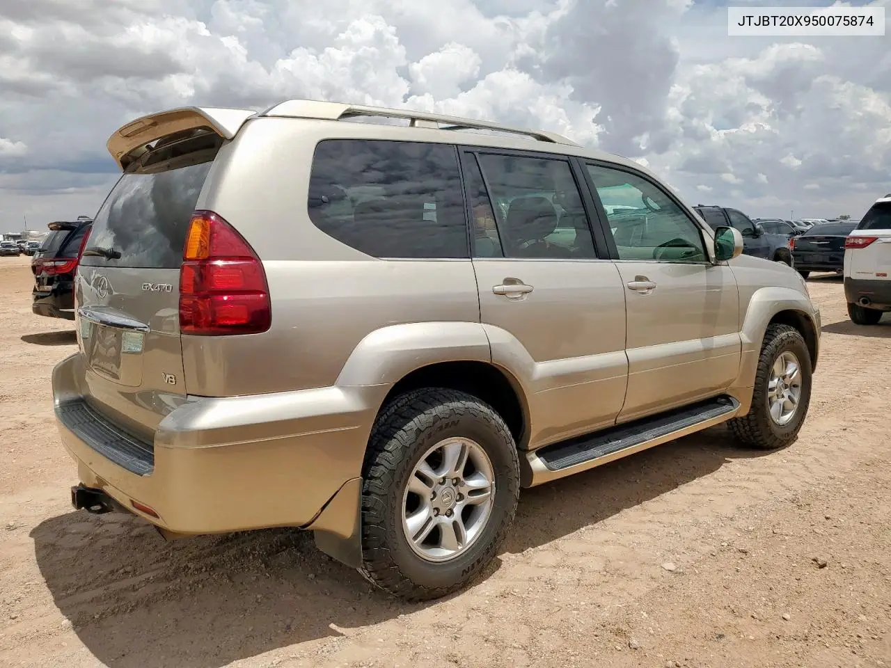 2005 Lexus Gx 470 VIN: JTJBT20X950075874 Lot: 62884405