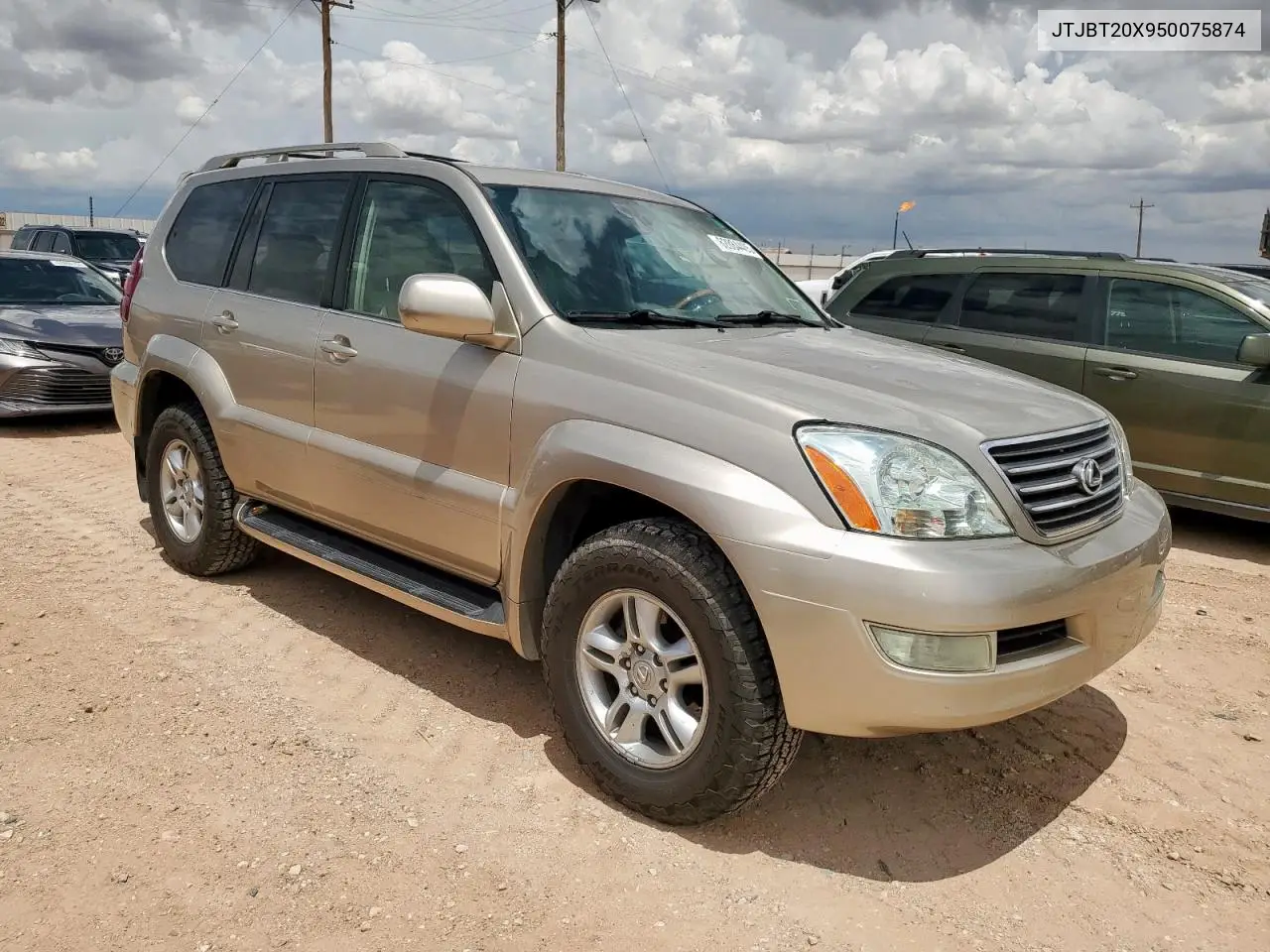 2005 Lexus Gx 470 VIN: JTJBT20X950075874 Lot: 62884405