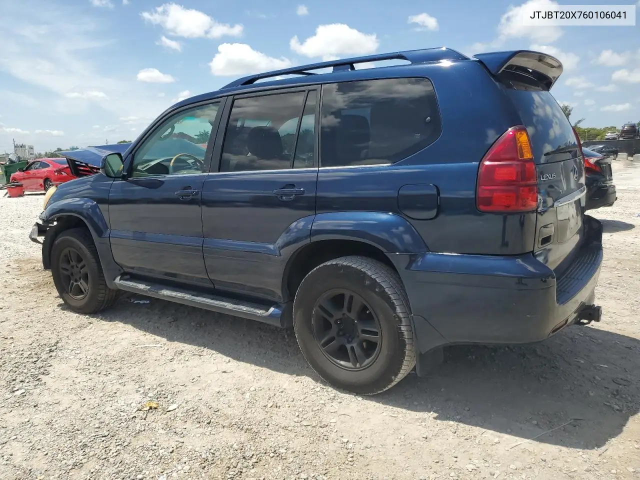 2006 Lexus Gx 470 VIN: JTJBT20X760106041 Lot: 55896065