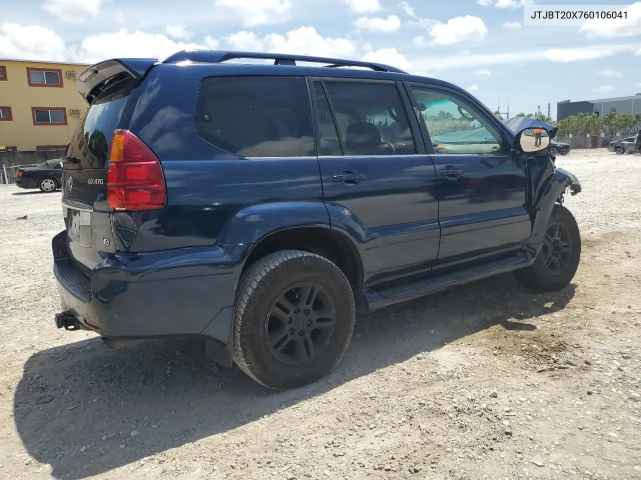 2006 Lexus Gx 470 VIN: JTJBT20X760106041 Lot: 55896065