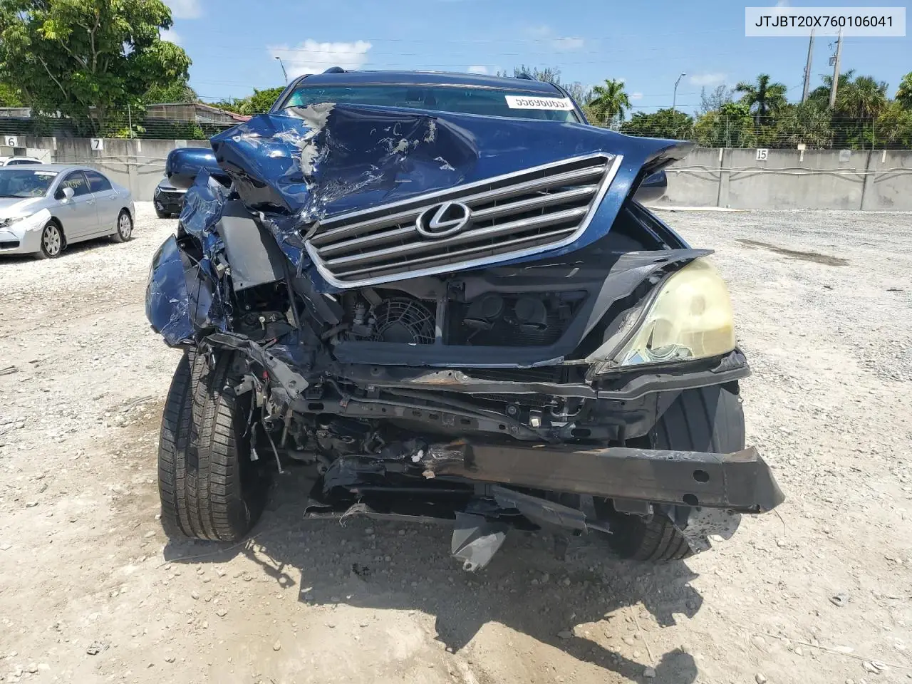 2006 Lexus Gx 470 VIN: JTJBT20X760106041 Lot: 55896065