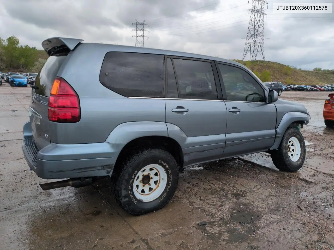 2006 Lexus Gx 470 VIN: JTJBT20X360112578 Lot: 55975505