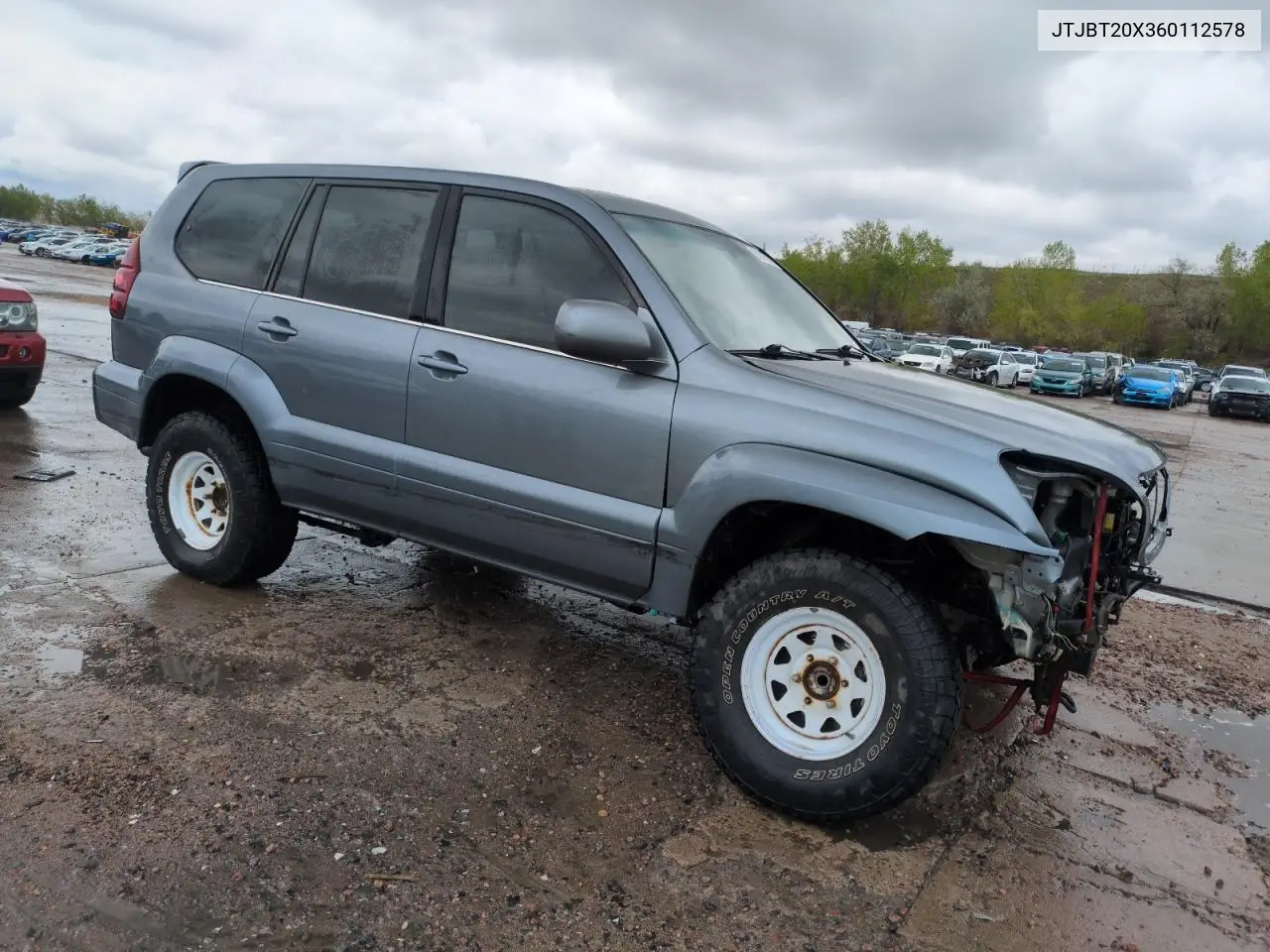 2006 Lexus Gx 470 VIN: JTJBT20X360112578 Lot: 55975505