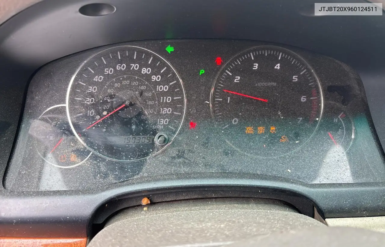 2006 Lexus Gx 470 VIN: JTJBT20X960124511 Lot: 56307145