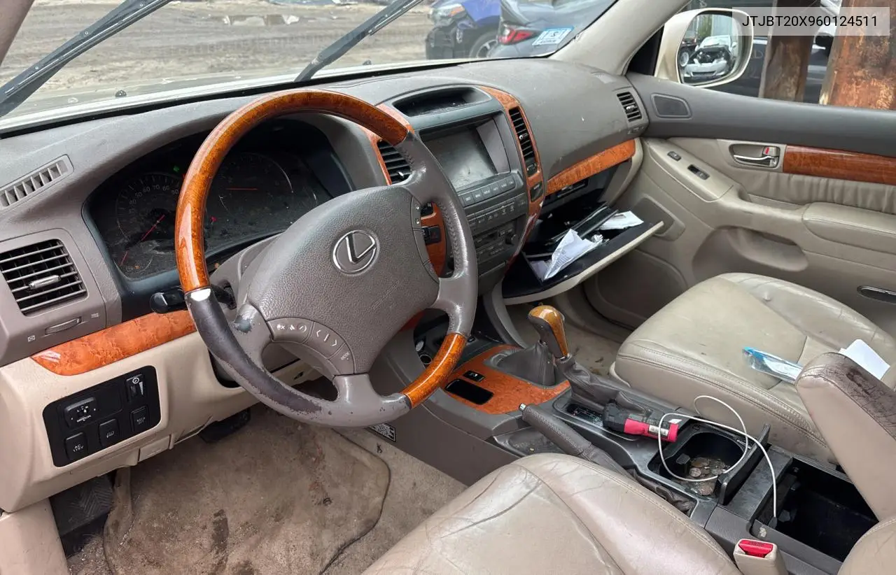 2006 Lexus Gx 470 VIN: JTJBT20X960124511 Lot: 56307145
